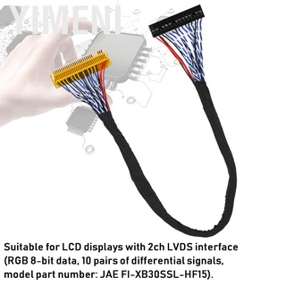 Yimeni 30 Pin Lvds สายเคเบิ้ลทนทานสําหรับการบํารุงรักษา