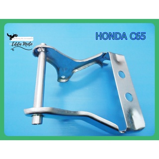 HONDA C65 RACK REAR SEAT "ZINC STEEL"  // ขาเหล็กรองเบาะหลัง ชุบซิงค์ สินค้าคุณภาพดี