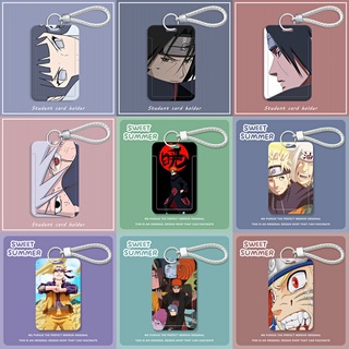 กระเป๋าใส่บัตรประจําตัวประชาชน ลายการ์ตูนนารูโตะ สําหรับนักเรียน