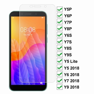 ฟิล์มกระจกนิรภัยกันรอยหน้าจอ HD 9H สําหรับ Huawei Y5p Y6p Y7p Y8p Y6s Y8s Y9s Y Max Y7a Y9a