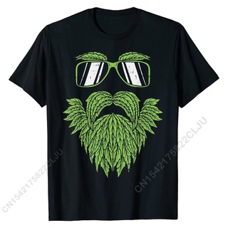 [COD]เสื้อยืด ผ้าฝ้าย พิมพ์ลาย Weed Beard Face Cannabis Irish แนวตลก เหมาะกับของขวัญ สไตล์ฮิปสเตอร์ สําหรับผู้ชายS-5XL