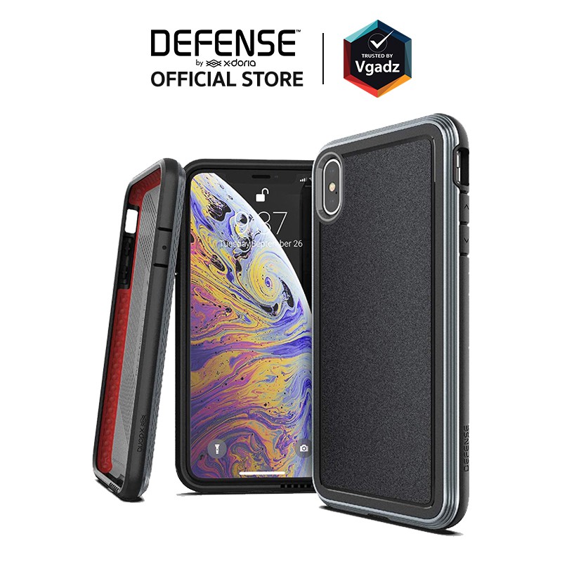 X-Doria รุ่น Defense Ultra - เคสสำหรับ iPhone X / Xs / Xr / Xs Max