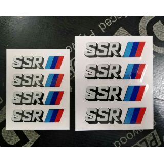 สติ๊กเกอร์แต่งรถ ติดล้อแม็คSSR เท่สไตล์ญี่ปุ่น