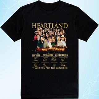 คอตต้อนคอกลมขายดี เสื้อยืด พิมพ์ลาย Heartland 2007 14 Seasons 224 Episodes EB สไตล์คลาสสิก25707818 Ifiobd33gpafpo63S-5XL