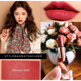 🚩รับประกันสินค้าแท้100%🚩 ลิป3CE Lily Maymac ลิปทรีซีอีของแท้ สี 118 Holy Rose ลิปเกาหลี