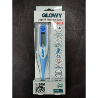 [พร้อมส่งด่วน] Glowy ปรอท ปรอทวัดไข้ เทอร์โมมิเตอร์ ดิจิตอล รุ่น ET-102 เปลี่ยนถ่านได้