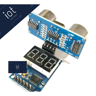 Ultrasonic distance measurement module test (โมดูลทดสอบ อัลตร้าโซนิค HC-SR04) ไม่รวม Ultrasonic