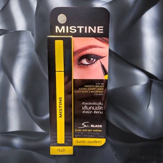 อายไลเนอร์มิสทิน โซแบล็ค กลอซซี่ ออโต้เพน 1 กรัม Mistine So Black Glossy Auto Pen Eyeliner