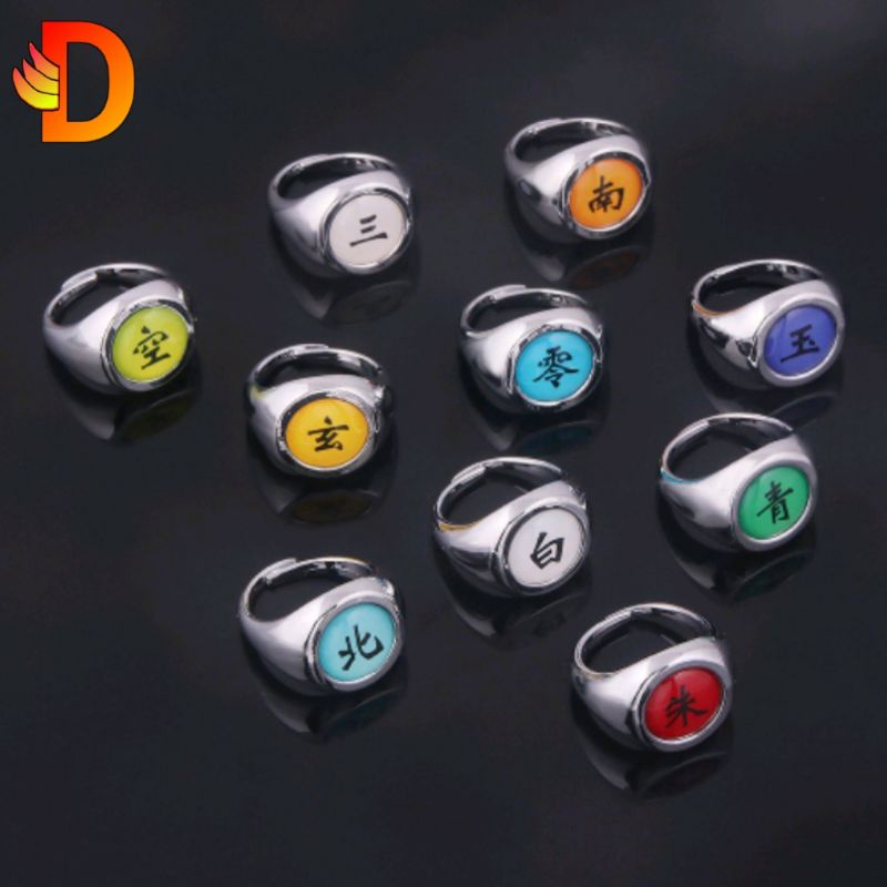 AKATSUKI RING NARUTO ITACHI PEIN SASORI DEIDARA HIAN KISAME OROCHIMARU CONAN ZETSU KAKUZU DEIDARA