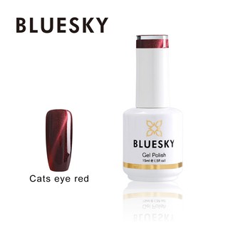 สีเจล แคทอาย Bluesky gel polish cat eye red