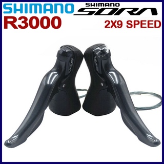 Shimano Sora ST R3000 R3030 Shifter 3x9 Speed 2x9 Speed Road Bike คันเกียร์ควบคุมคู่ พร้อมสายเคเบิลด้านใน