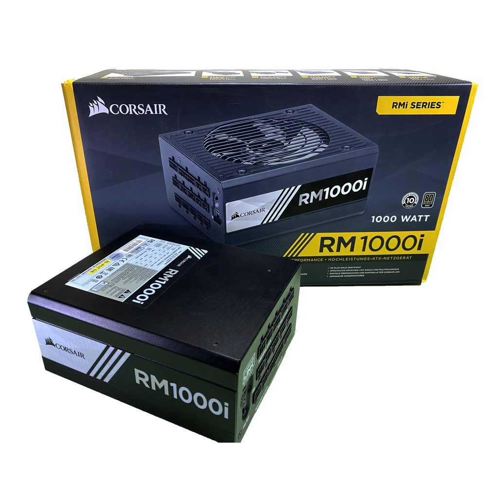Power Supply CORSAIR RM1000i 1000W (80+ GOLD) ประกัน JIB 8 ปี