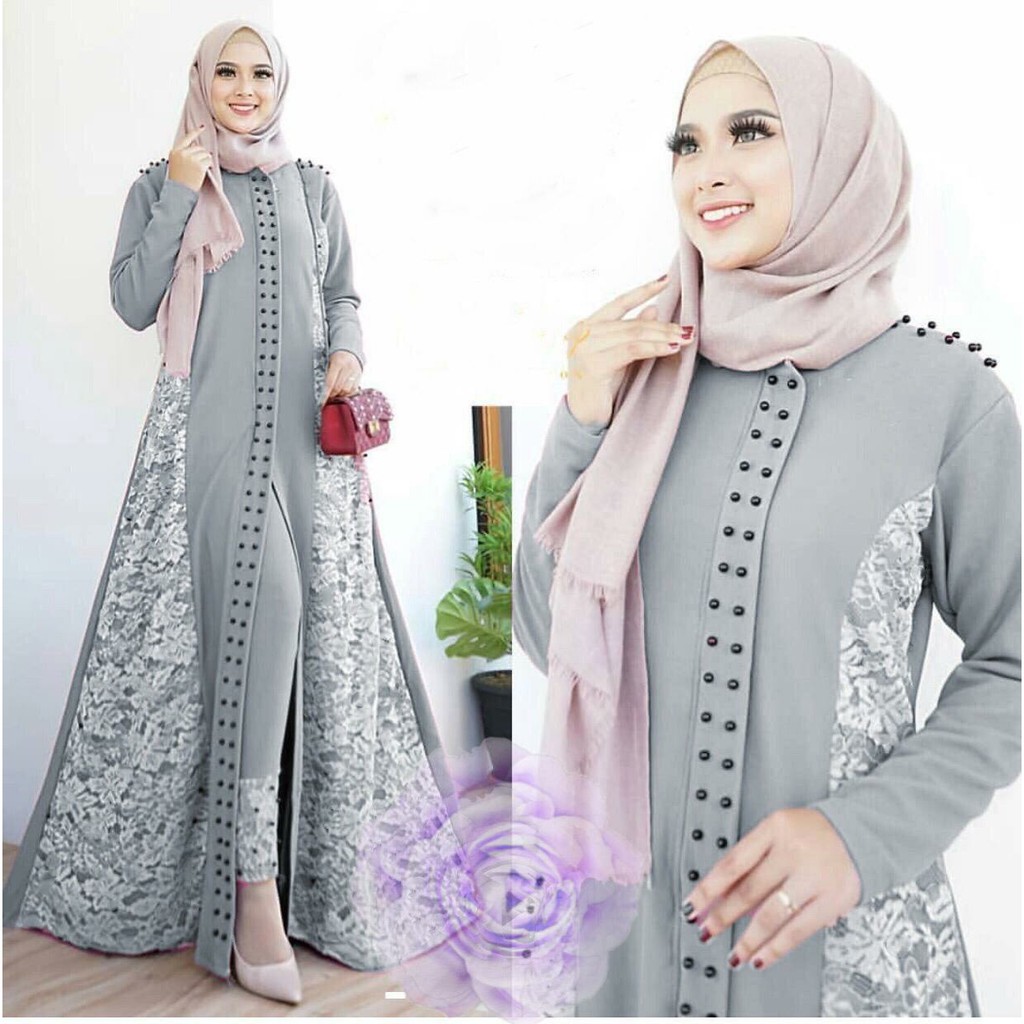 ST JONNA ชุดเสื้อผ้าผู้หญิงมุสลิม เดรสแฟชั่นมุสลิม