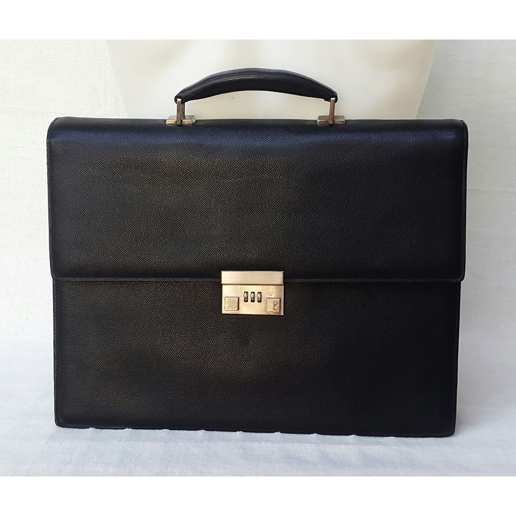 กระเป๋ามือสองของแท้ 100% BALLY Genunine Leather Business Bag (MADE IN ITALY )