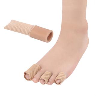 15cm Fabric Gel Tube Finger Toe Protector / Correction Bunion Guard  Toe Bandage / Hand Pain Relief Soft Silicone Separator / Callus Remover Applicator Thumb Care Tool