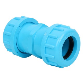 Joints UNION PVC SOCKET SCG 1" LITE BLUE Pipe fitting Water supply system ข้อต่อ ข้อต่อยูเนี่ยน-หนา SCG 1 นิ้ว สีฟ้า อุป