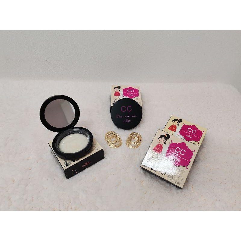 แป้งพัฟ​ Odbo​ cc clear tender Powder​ โอดีบีโอ แป้งซีซี​ C 1