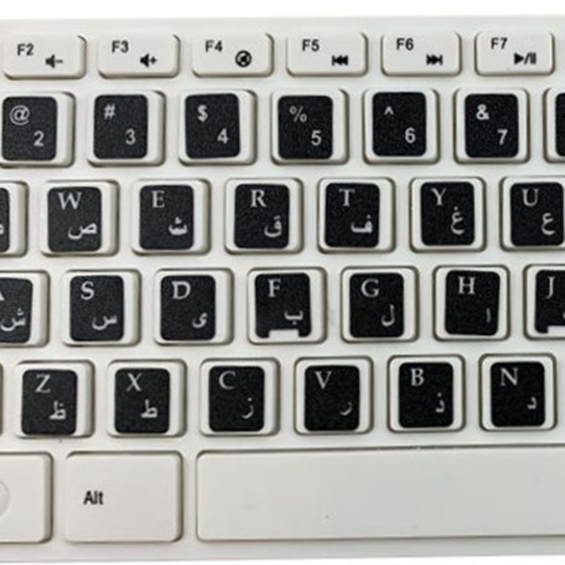 Niki Super Durable Thai English Keyboard Stickers Alphabet Waterproof for Laptop PC