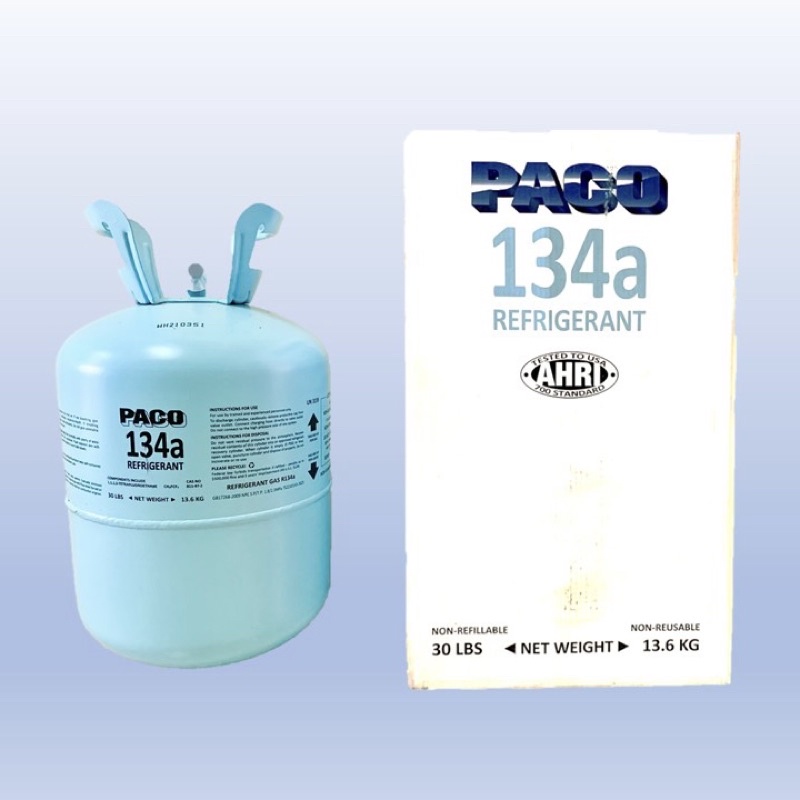 น้ำยาแอร์ R134a PACO 13.6 กก. แท้ น้ำยาแอร์รถยนต์