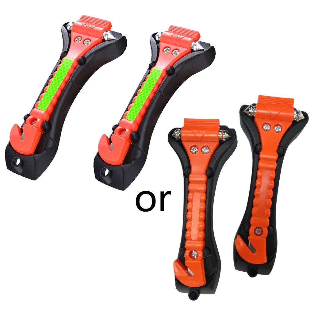 ความปลอดภัยของรถยนต์ค้อน2 ack Car Safety Hammer Emergency Escae Tool