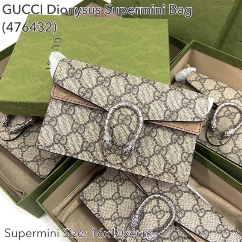 ส่งฟรี ผ่อน0% 💖New Gucci super mini dionysus