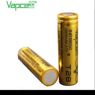 Vapcell INR18650 2800mAh T28 ได้ถ่าน2ก้อน(แถมกระเป๋า)