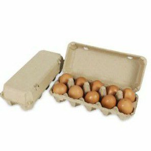 ส่งฟรี!! กล่องไข่ กล่องไข่กระดารักษ์โลก บรรจุไข่ได้ 10ฟอง (แพ็คละ20 กล่อง ) ปราศจากเชื้อจุลินทรีย์