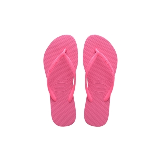 HAVAIANAS รองเท้าแตะผู้หญิง Slim Flip Flops - Pink รุ่น 40000300129PIXX (รองเท้าแตะ รองเท้าผู้หญิง รองเท้าแตะหญิง)
