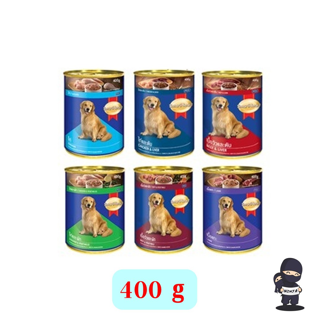 SmartHeart อาหารกระป๋องสำหรับสุนัข 400g