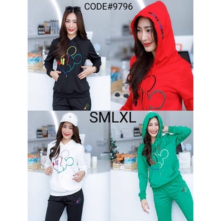 SUPERD  ชุดวอร์ม เสื้อ+กางเกงลายมิกกี้เม้าส์