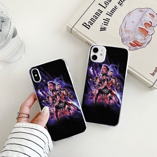 The Avengers เคสไอโฟน 11 12 13 promax 14 plus case เคสโทรศัพท์ iPhone 7 8 Plus Se2020 8พลัส เคส X Xr XsMax Marvel cover