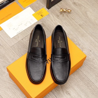 รองเท้าคัทชู หลุยส์ Loafer งานออริ งานดีสุด มาพร้อมอุปกรณ์ กล่อง พร้อมส่ง ถ่ายสดจากสินค้าจริง Size 40 - 45