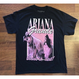 เสื้อยืด ผ้าฝ้าย 100% พิมพ์ลาย Ariana Grande Sweetner World Tour Merch Thank U พลัสไซซ์ สําหรับผู้ชาย XQ