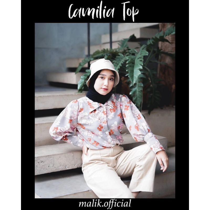 Kemeja Camilla Top เสื้อเชิ้ตพรีเมี่ยม
