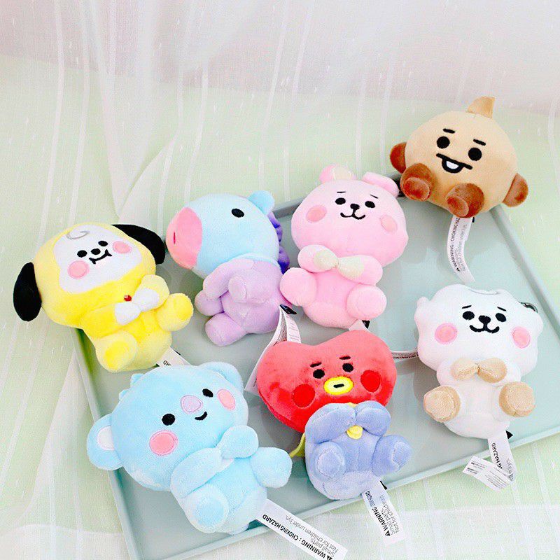 Gantungan bt21 พวงกุญแจพวงกุญแจ bt21 ตุ๊กตา bts ตุ๊กตา bts สินค้า