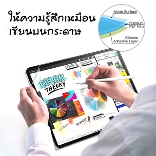 ฟิล์มกระดาษ paperlike for ipad Air8 Air7 gen11 Air6 gen10 gen9 8 7 gen6 air1,2 11 air4,5 ฟิล์ม สำหรับ ไอแพด ฟิล์มด้าน