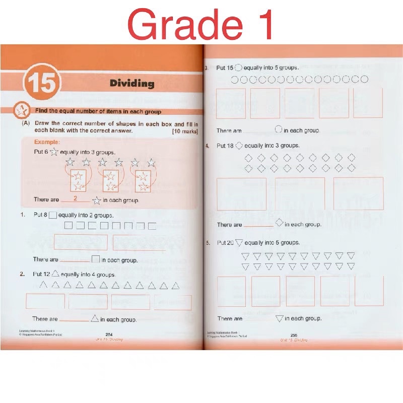 Singapore Math SAP Learning Mathematics Workbook In Stock - kidsbookcm ...