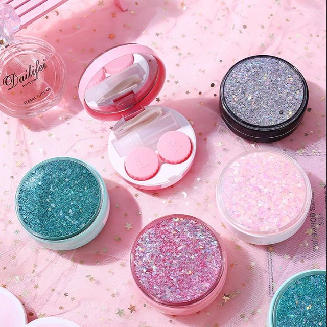 พร้อมส่ง กล่องใส่คอนแทคเลนส์ DIY น่ารักๆ ตลับใส่คอนแทคเลนส์