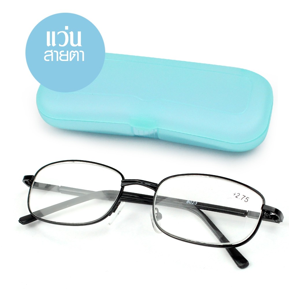 Telecorsa แว่นสายตายาว พร้อมกล่อง 8038 (คละสี) รุ่น Long-sighted-glasses-old-oven-round-box-สายตา-00c-K2