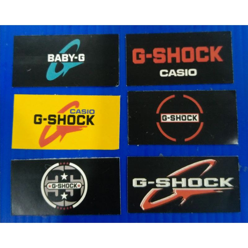 ขาตั้งสติกเกอร์ g shock 10 ชิ้น 2 ซม.* 4 ซม