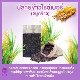 *ค่าส่งถูกที่สุด*จมูกข้าว ปลายข้าวไรซ์เบอรี่ 1 กิโลกรัม
