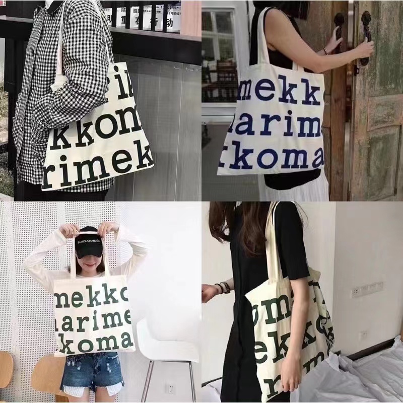 YH002（พร้อมส่ง) ​กระเป๋า​ผ้าแคนวาสแฟชั่นสไตล์​เกาหลี​สุดฮิต NO.mikko