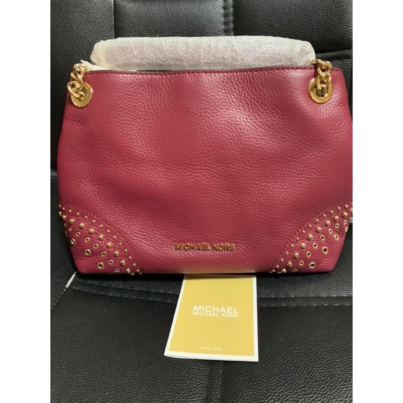 กระเป๋า ของแท้💯Michael Kors Jet Set Mulberry