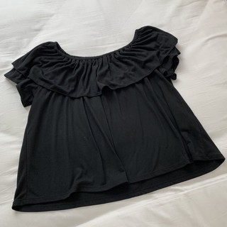 UNIQLO Black Fluffy Top