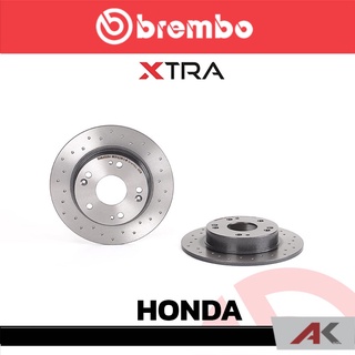 จานเบรก Brembo XTRA หลัง 260มิล Honda Civic FD ปี 2006 FB ปี 2012 เบรคเบรมโบ้ D08 A147 1X (ราคาต่อ 1 ข้าง)