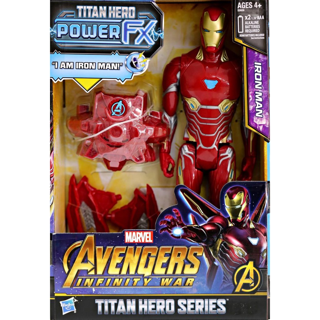 marvel infinity war titan hero power fx iron man