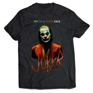 เสื้อยืด ผ้าฝ้าย 100% พิมพ์ลายการ์ตูน The Joker Movie Joaquin Phoenix Harley Quinn Dcc Comics Batmannj01 สําหรับผู้ชาย