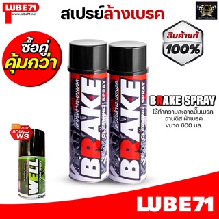 LUBE71 BRAKE SPRAY สเปรย์ล้างเบรค ขนาด 600 มล.