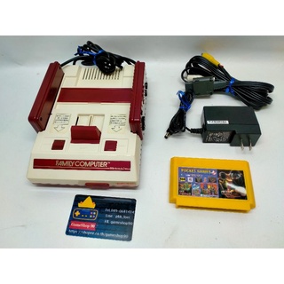 เครื่องเกม Famicom แท้ Japan Nintendo 8bit ชุดพร้อมเล่นพร้อมเกมรวมเทพ 150 in 1 ไม่ซ้ำ เครื่องนี้ระบบAV SFC ภาพชัด