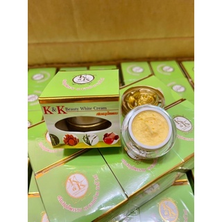 #เซ็ต 3 กล่อง ครีมเคแอนด์เค บิวตี้ไวท์ K&amp;K Beauty White Cream ครีมสมุนไพรรวม ขนาด 12 g.